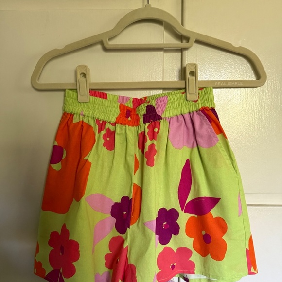 Sabo Thessy Top & Short Set Lime Floral Size XS - Picture 7 of 15